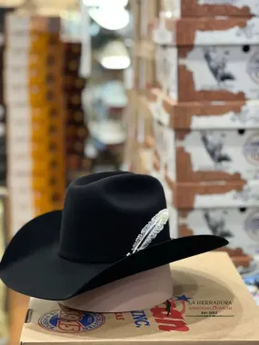 100X American Felt Hat Black