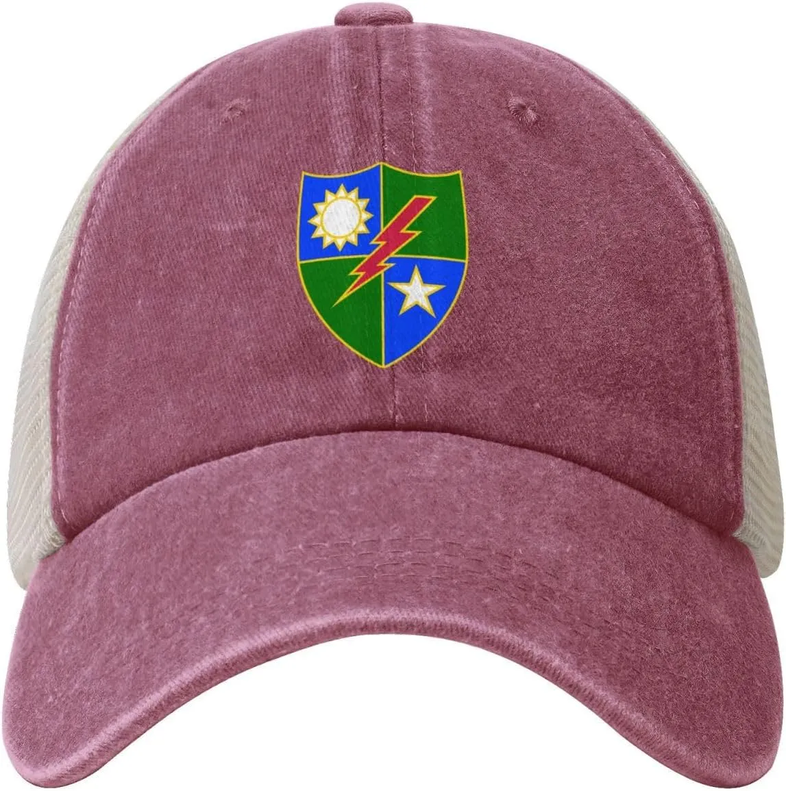 75th Ranger Regiment Distinctive Unit Insignia Baseball Cap Women Men Mesh-Back Hat Retro Trucker Hats Sun Hat