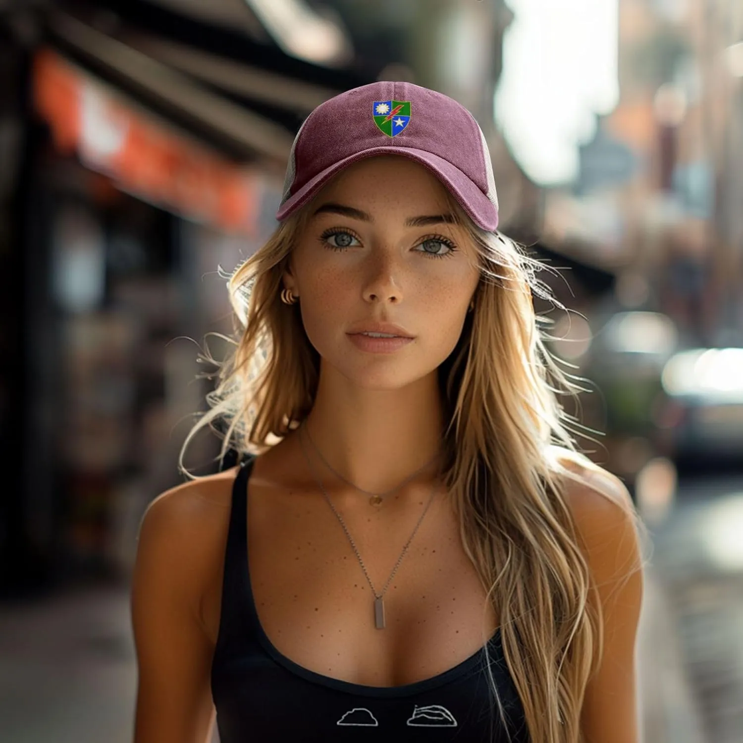 75th Ranger Regiment Distinctive Unit Insignia Baseball Cap Women Men Mesh-Back Hat Retro Trucker Hats Sun Hat