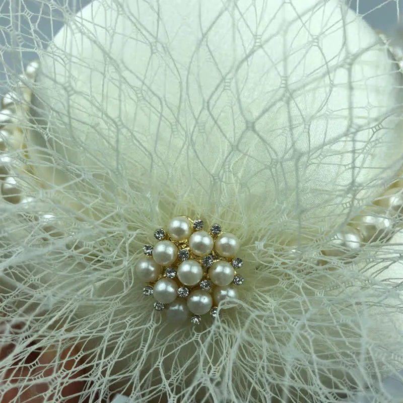 Baby Faux Pearl Elegant Retro Hat