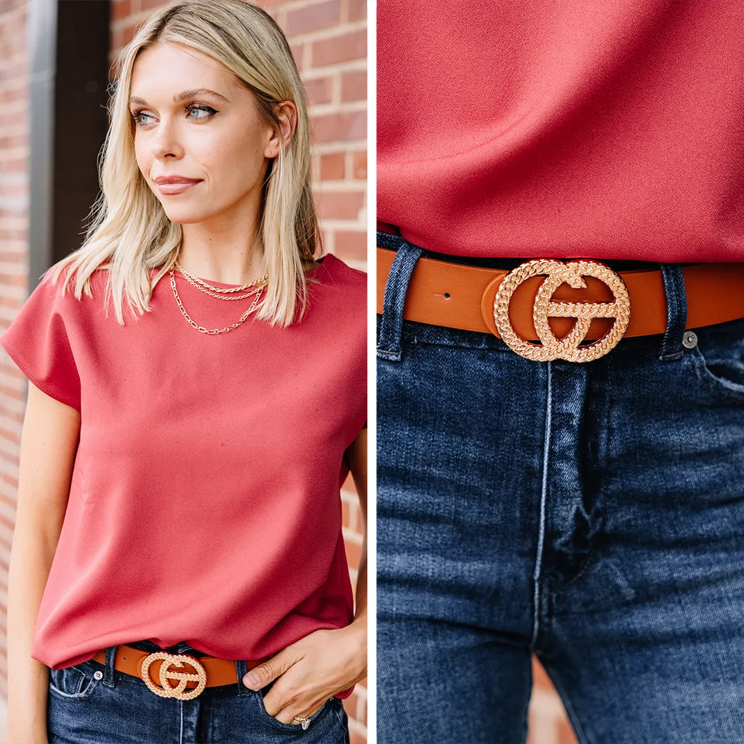 Be Your Best Cognac Brown Belt