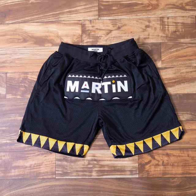 Black sports casual shorts