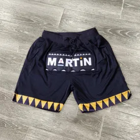 Black sports casual shorts