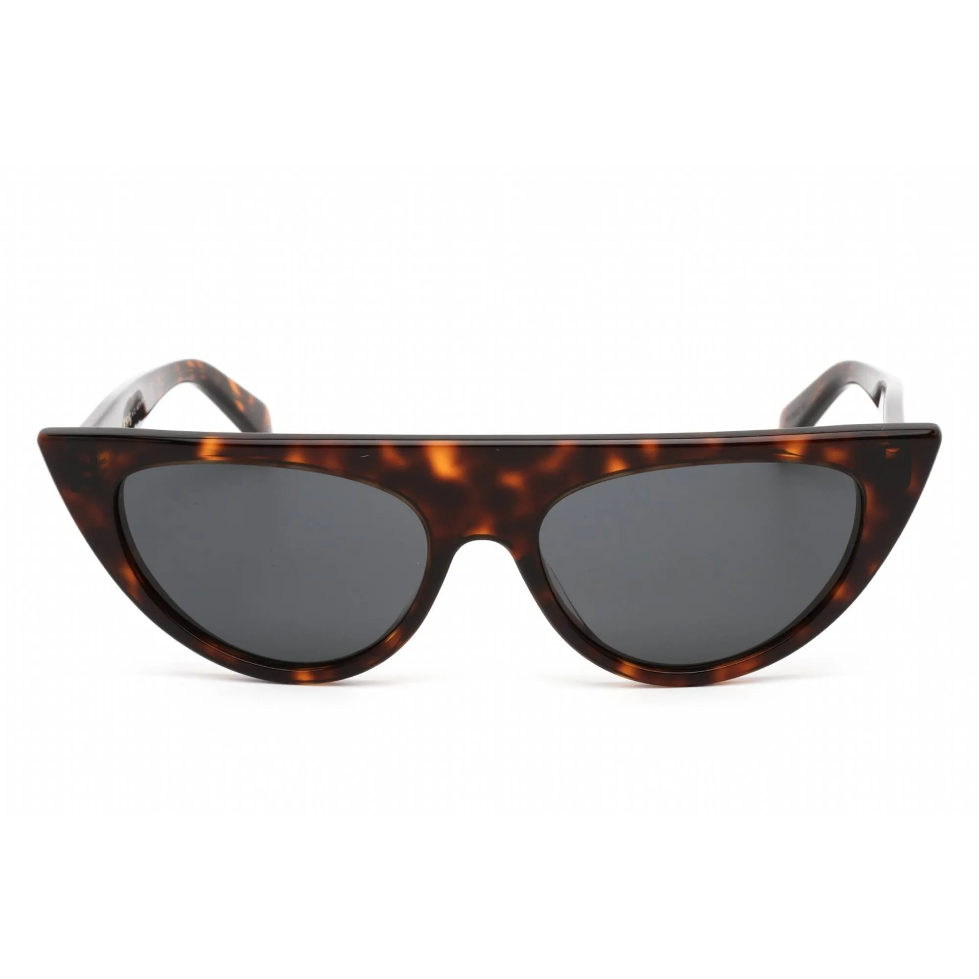 Celine Women's Sunglasses - Dark Havana Plastic Cat Eye Full Rim Frame | CL40228I 52A