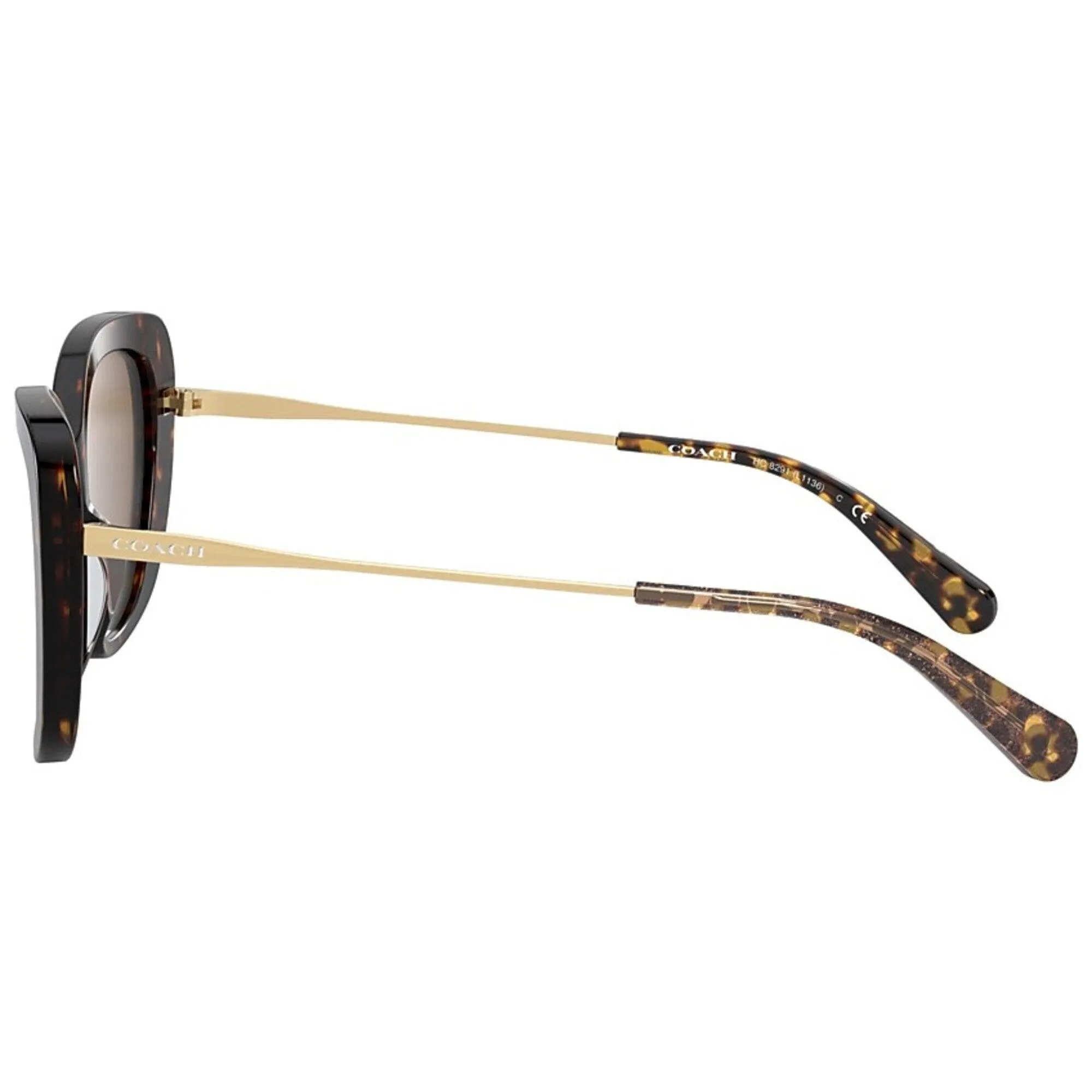 Coach Women's Sunglasses - Dark Tortoise Frame Brown Lens | COACH 0HC8291 50317354