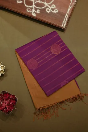 Copper Zari Soft Silk