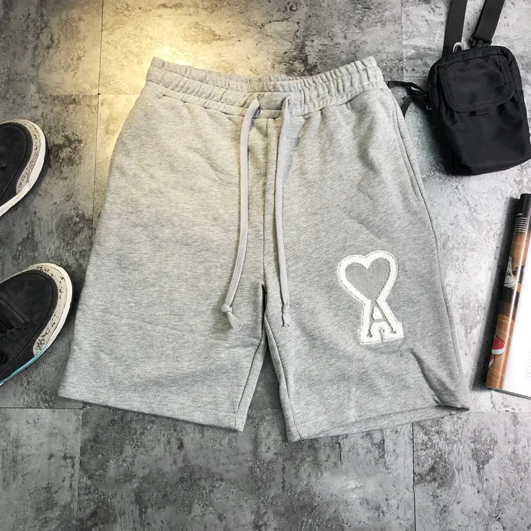 Fashion printed casual retro sports shorts