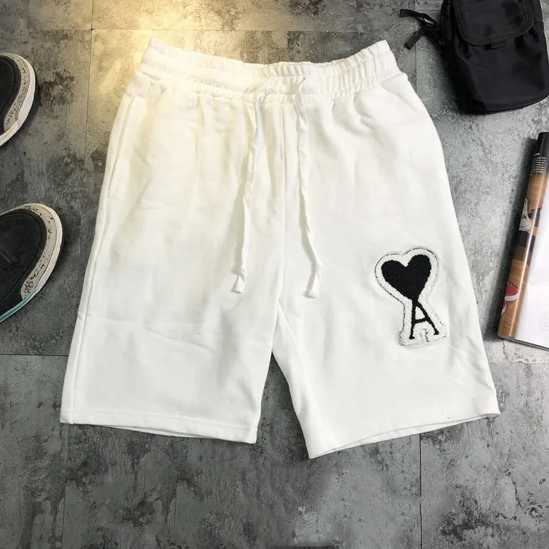 Fashion printed casual retro sports shorts