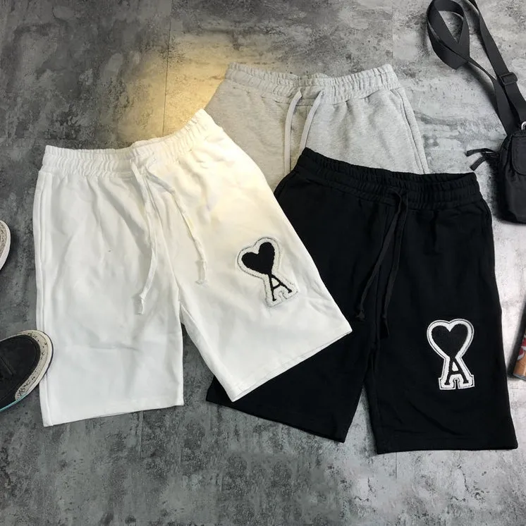 Fashion printed casual retro sports shorts
