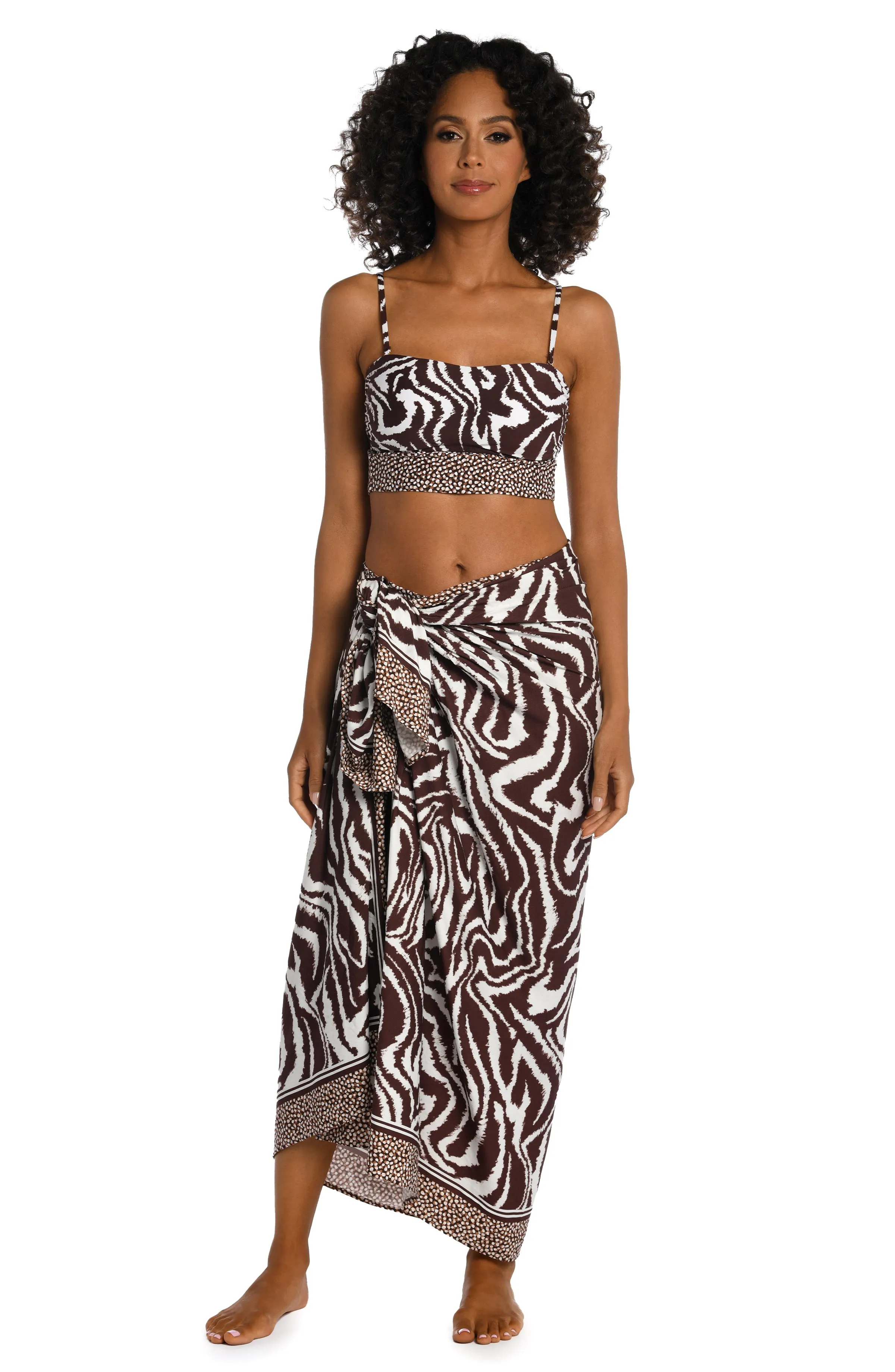 Fierce Lines Pareo Wrap - FINAL SALE