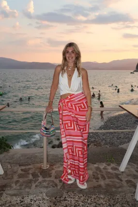 Greco Disco Sarong Pink