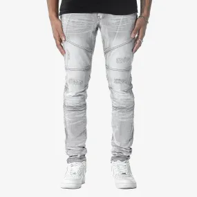 GREY JEANS WITH CELLPHONE POCKETS