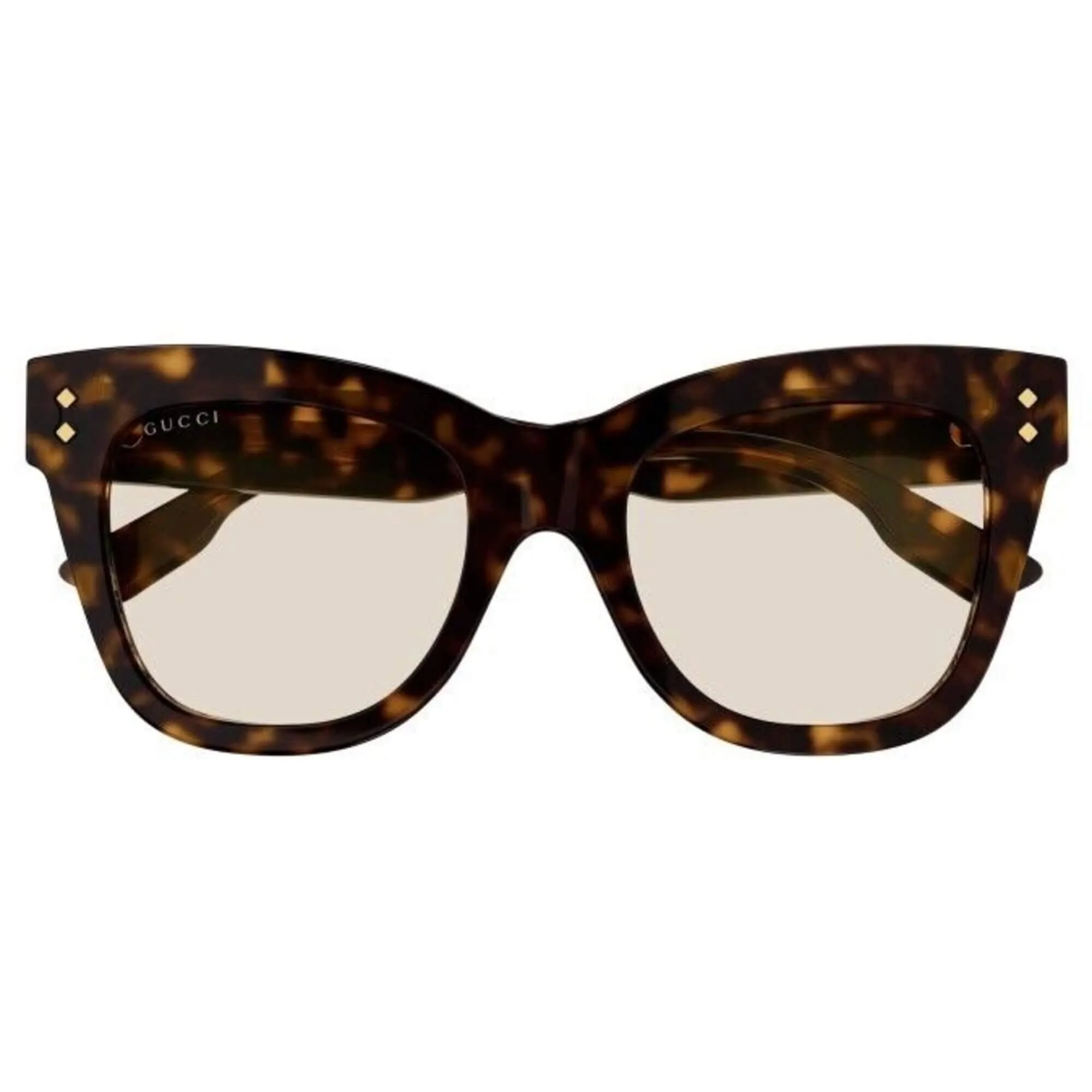 Gucci Women's Sunglasses - Yellow Lens Havana Cat Eye Acetate Frame | GG1082S 003