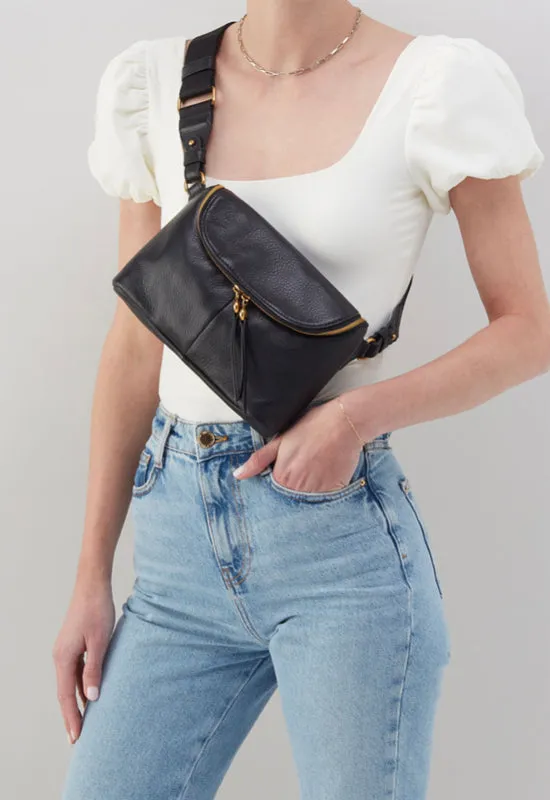 Hobo - Fern Large Belt Bag Black Leather