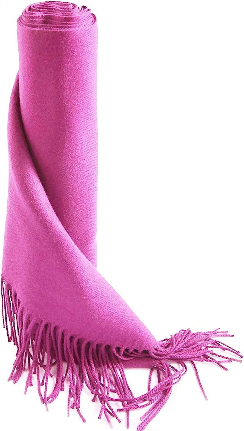 Honeystore Large Fringe Scarf Tassels Infinity Cashmere Wool Shawl Pashmina Wrap