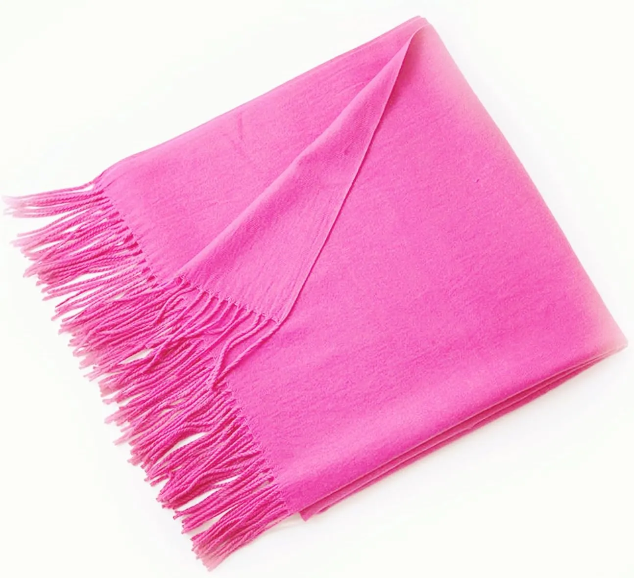 Honeystore Large Fringe Scarf Tassels Infinity Cashmere Wool Shawl Pashmina Wrap