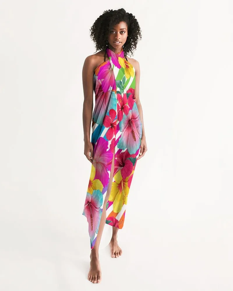 Island Flowers Swimsuit Cover Up