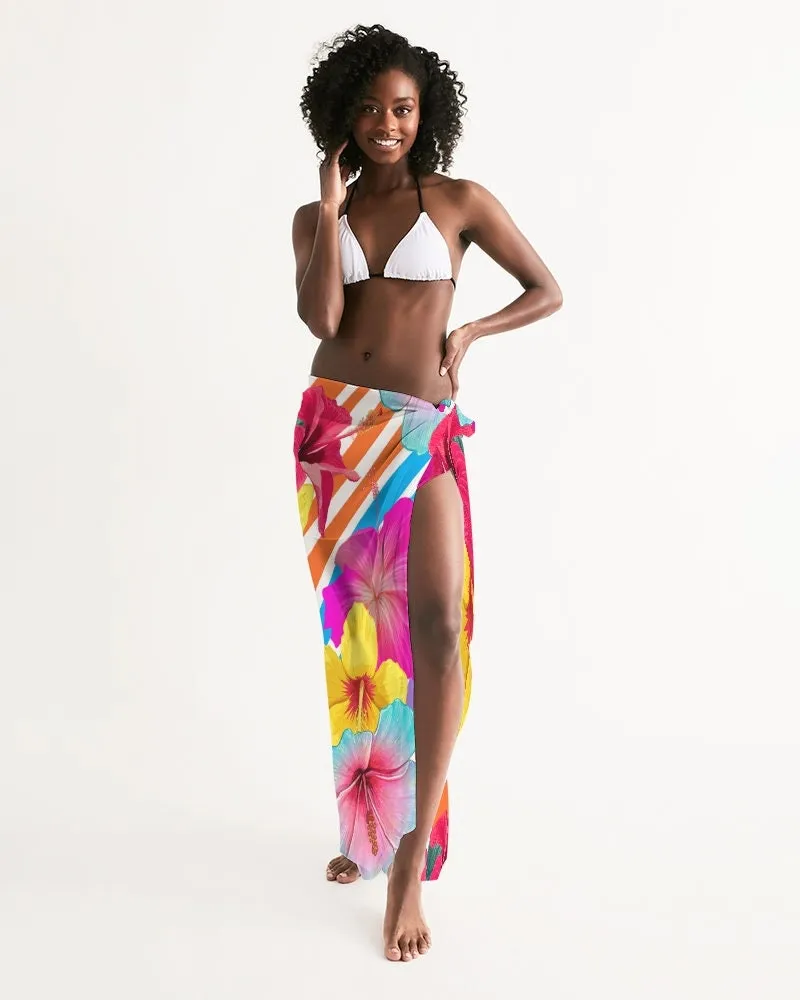 Island Flowers Swimsuit Cover Up