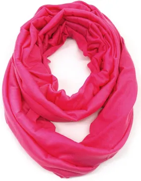 KMystic Large Solid Color Infinity Loop Jersey Scarf