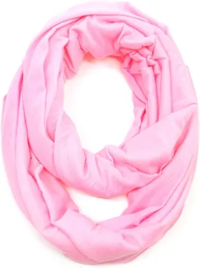 KMystic Large Solid Color Infinity Loop Jersey Scarf