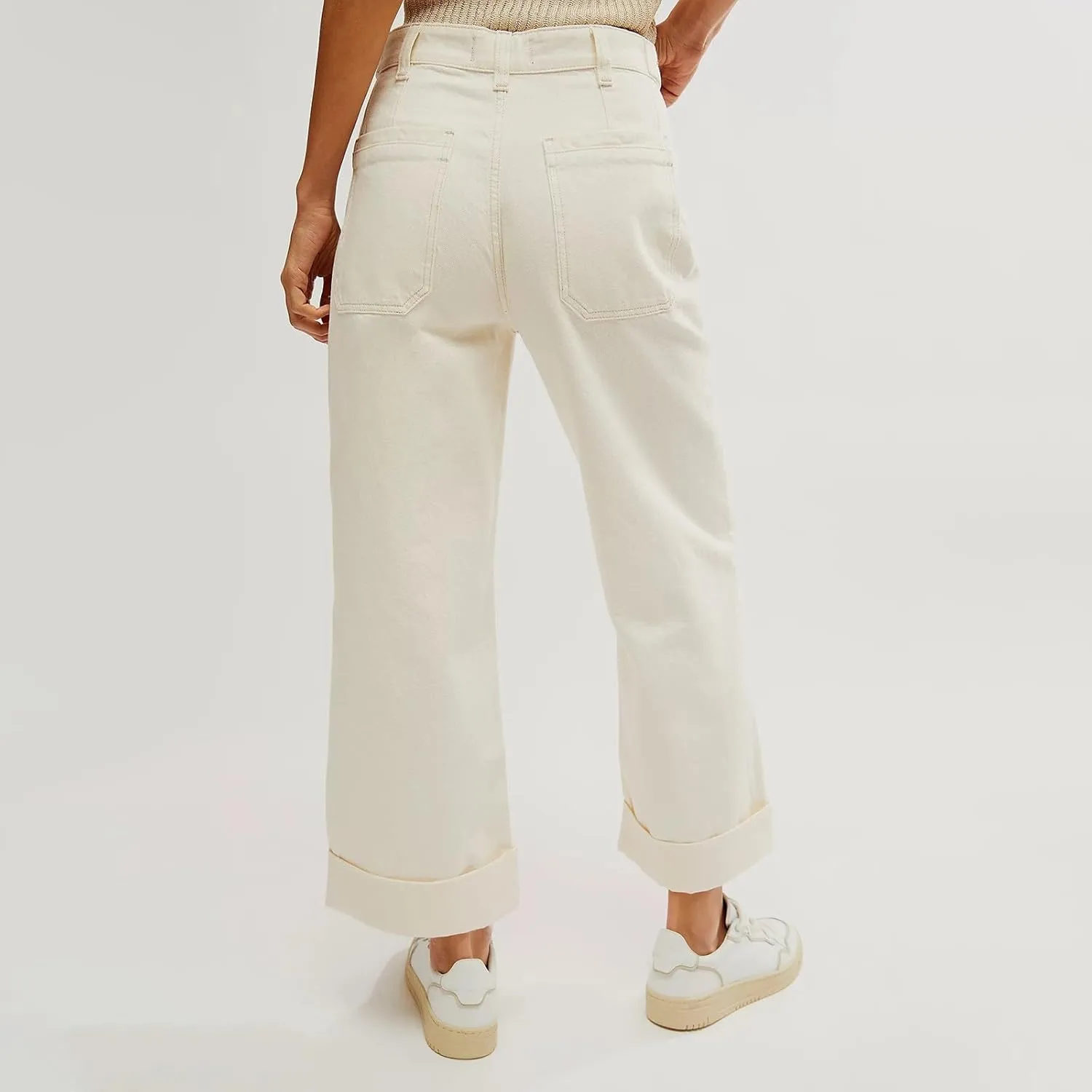 Light Miramar Sweatpants for Women Low Rise Baggy Jeans Loose Fit Boyfriend Straight Wide Leg Stretch Pants