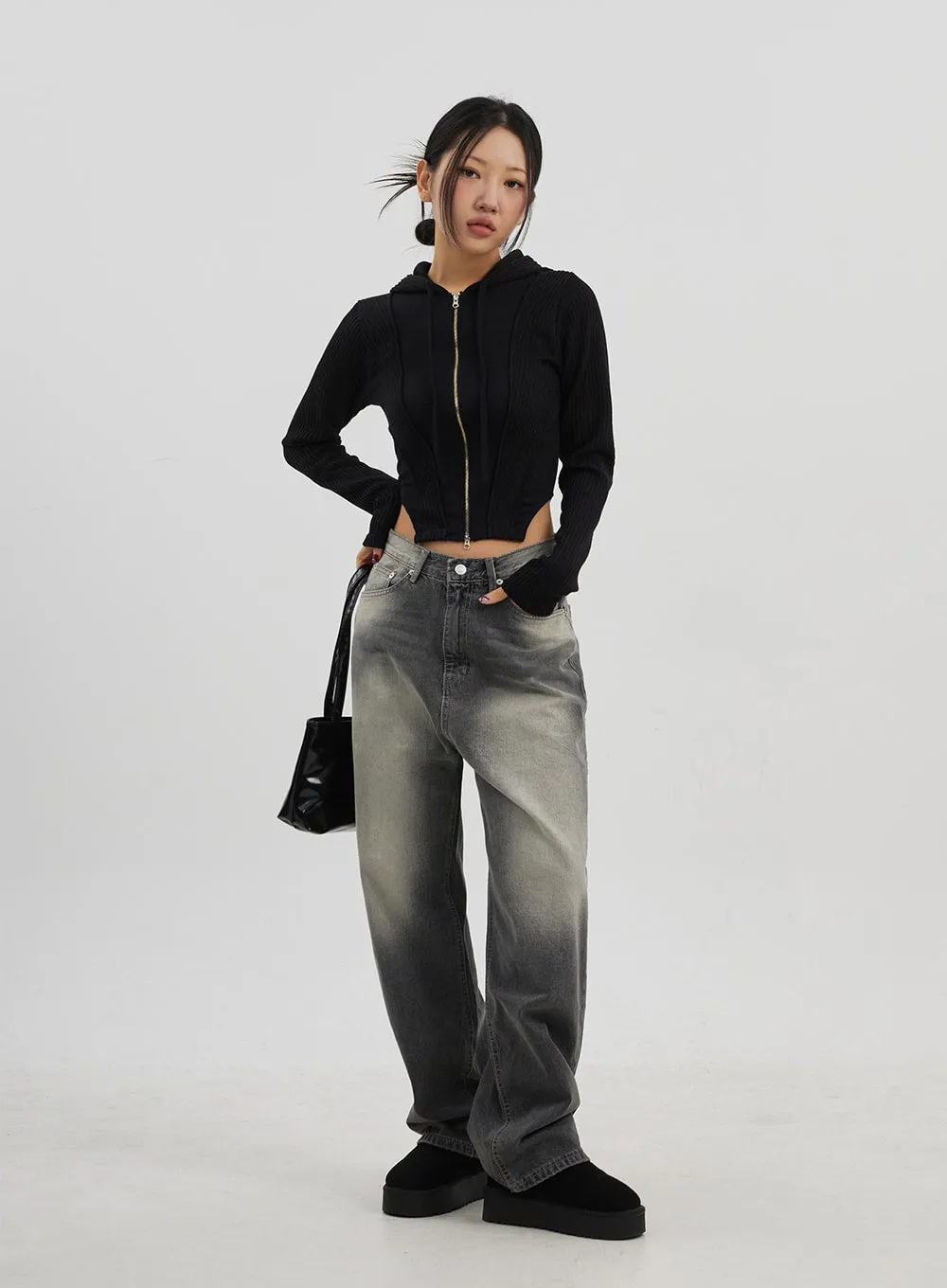 Light Wash Baggy Jeans CJ330