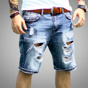 Mens Denim Regular Casual Shorts