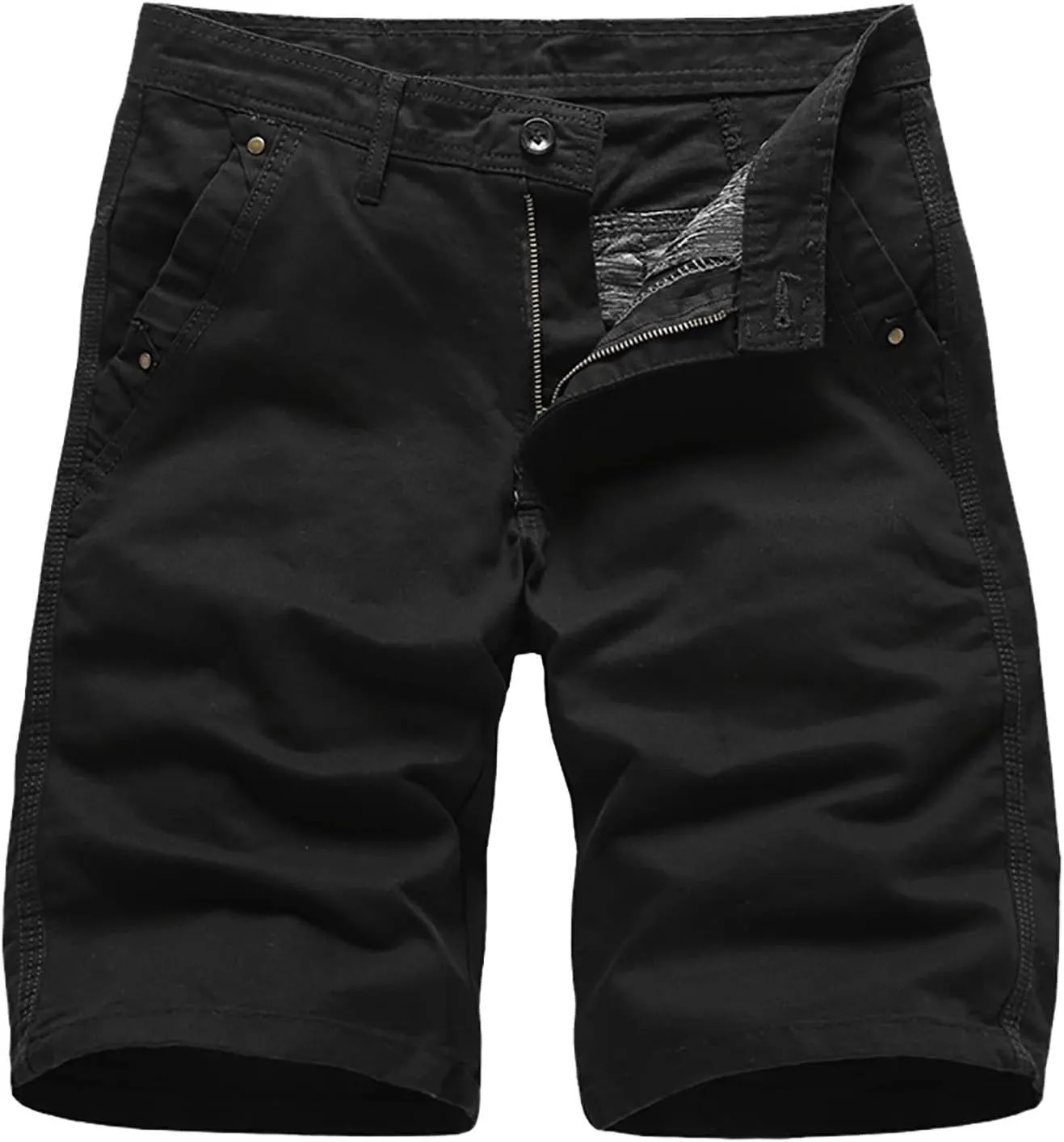 Mens Shorts Casual Big and Tall Cargo Shorts Classic Outdoor Hiking Tactical Pants Casual Sweat Shorts Multi Pockets