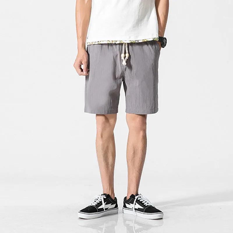 Men's Summer Casual Cotton Breathable Shorts