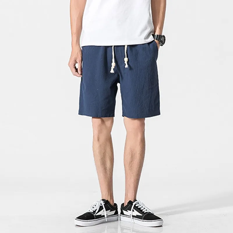 Men's Summer Casual Cotton Breathable Shorts