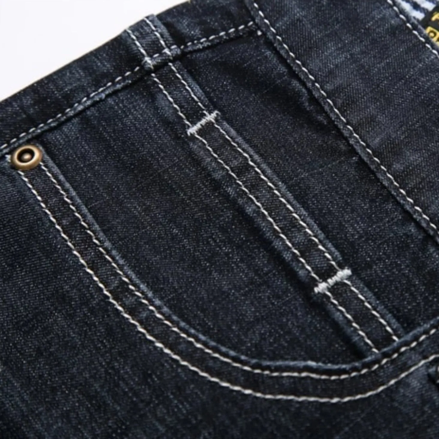 Men's Summer Casual Denim Elastic Slim Shorts