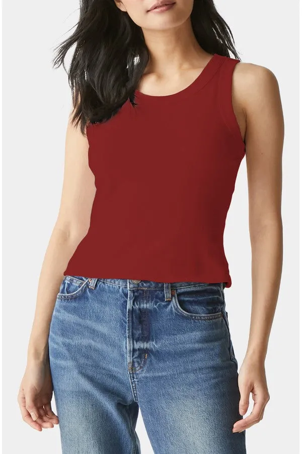 Mina Wide Binding Crop Tank