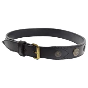 Moschino 1990s Black Leather Belt