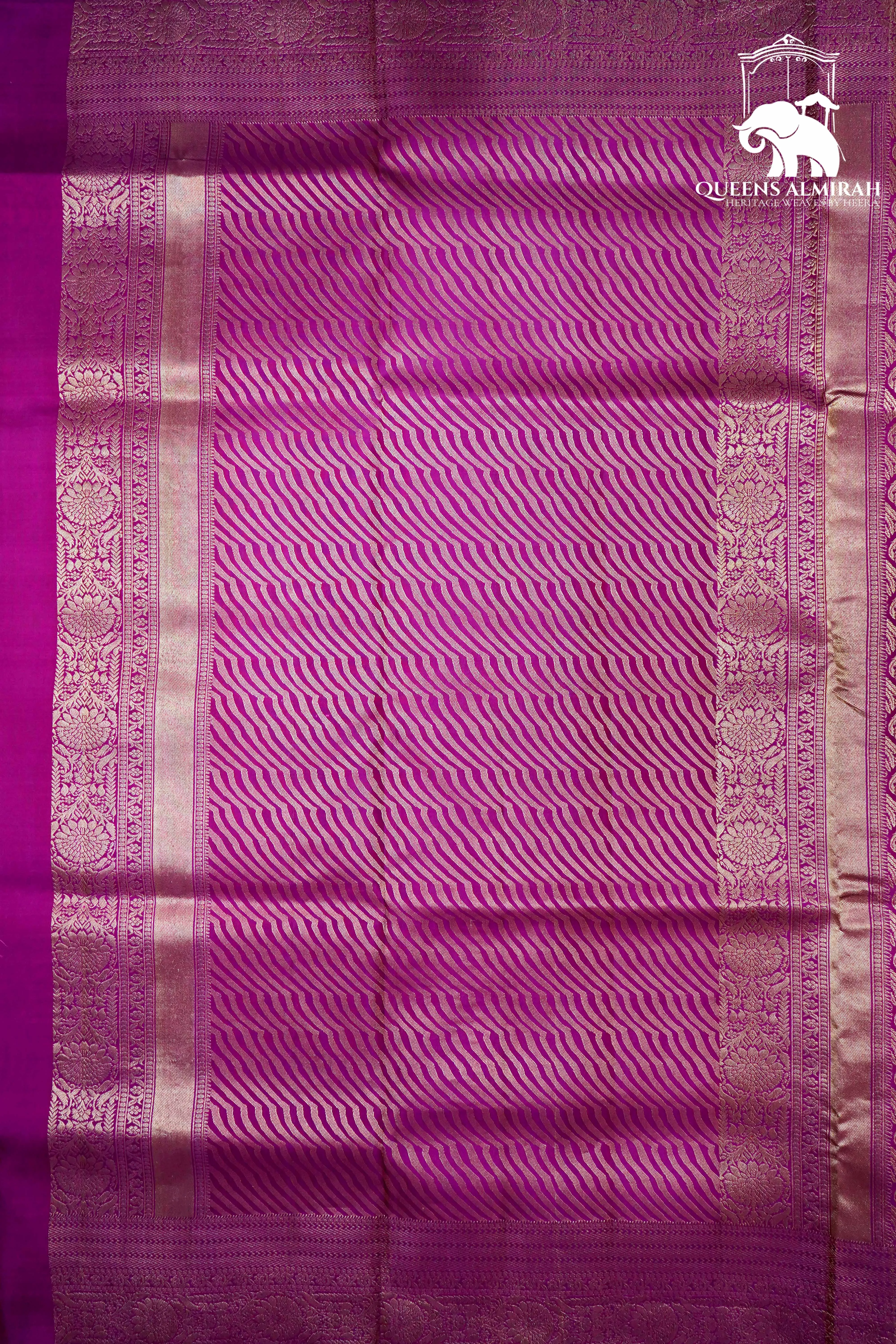 MULLED WINE WITH WOVEN BORDER SOFT SILK SAREE
