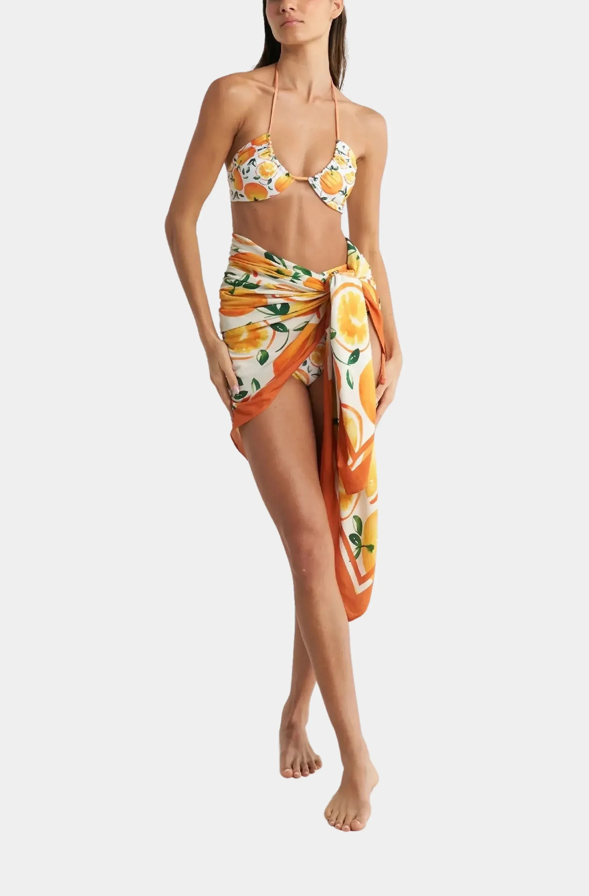 Oranges Oversized Sarong