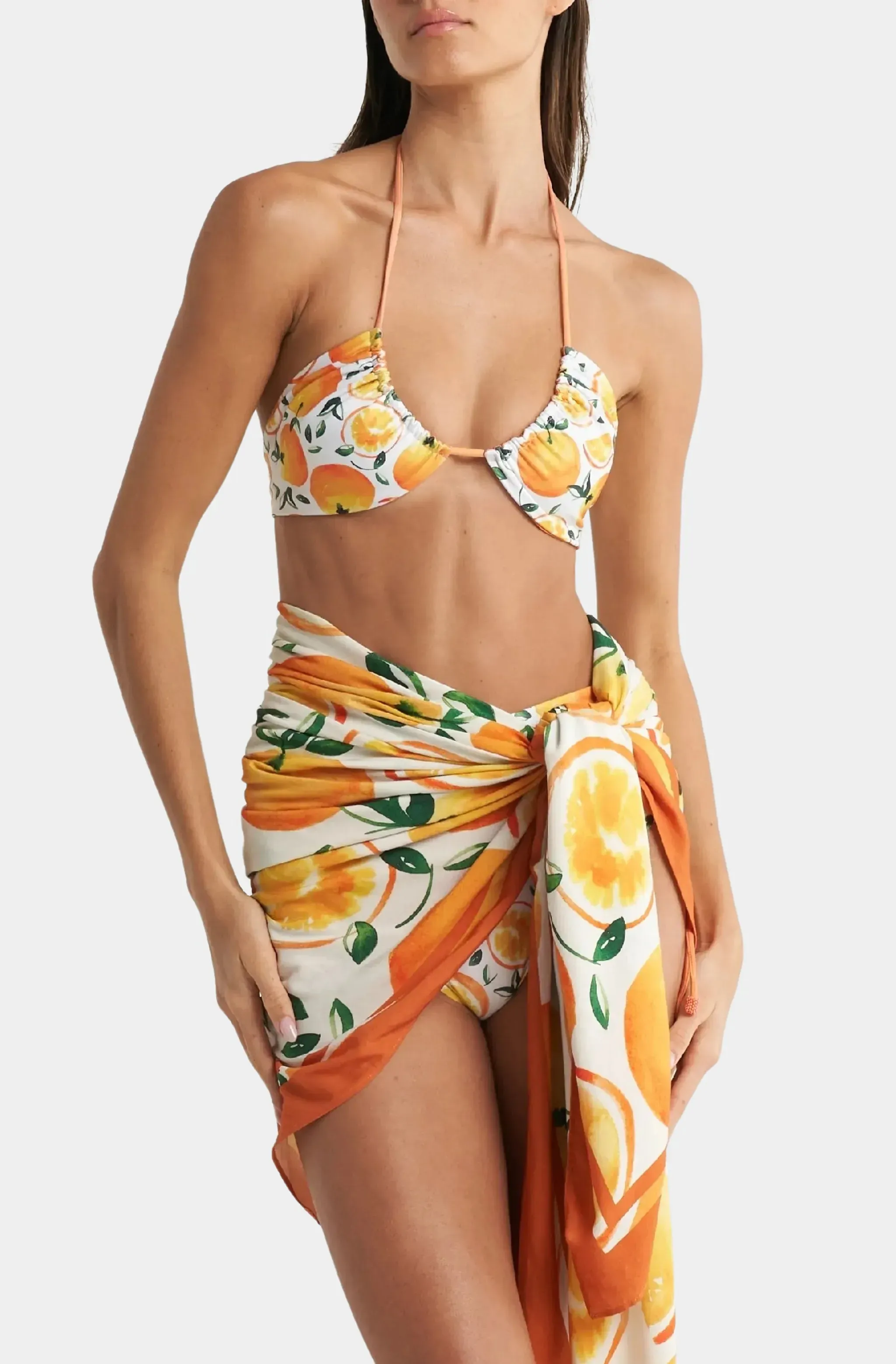 Oranges Oversized Sarong