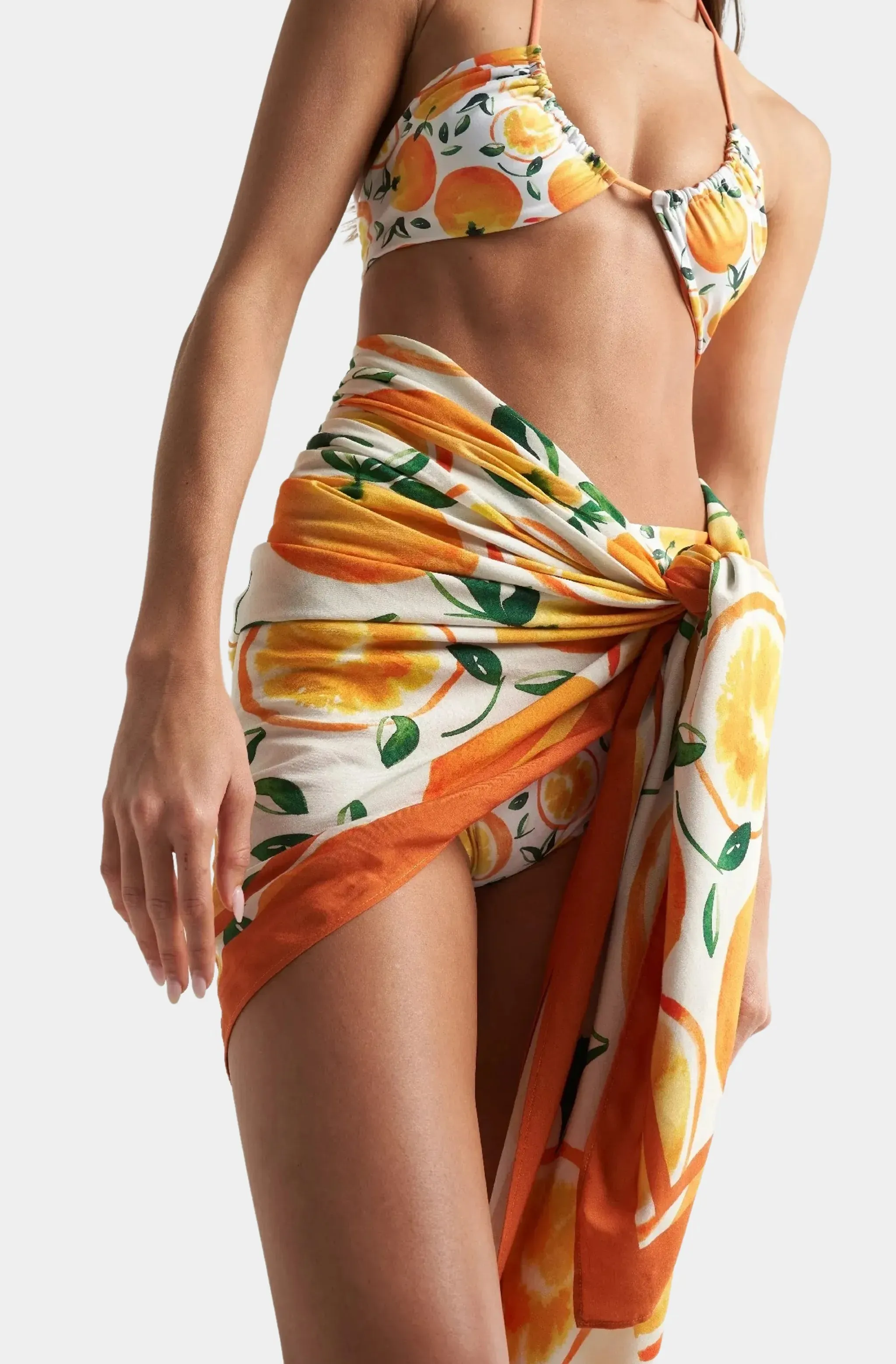 Oranges Oversized Sarong