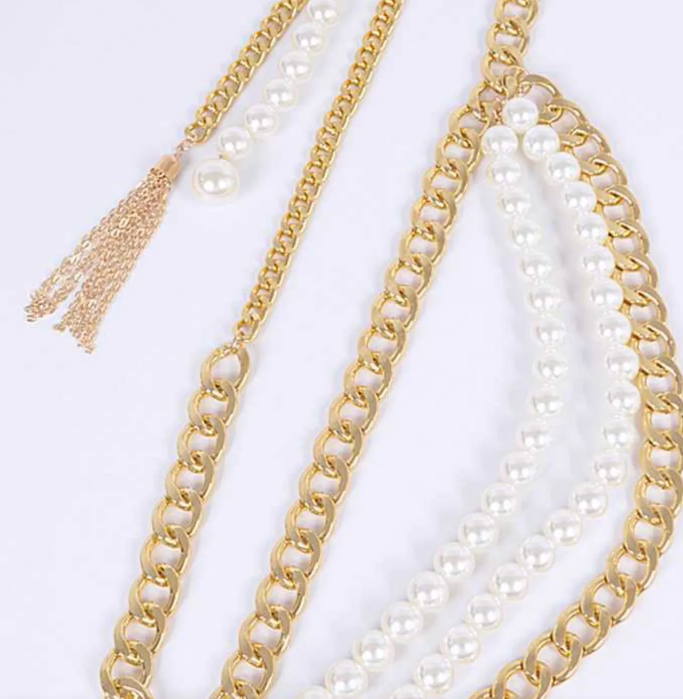 Pearls & Chains Drama Belt