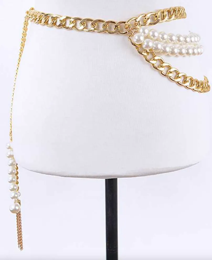 Pearls & Chains Drama Belt