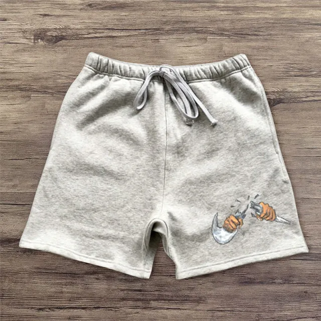 Personalized printed casual street shorts