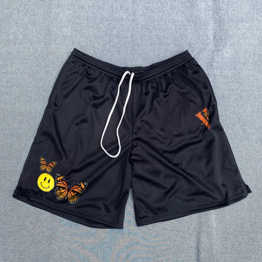 Personalized street print casual shorts