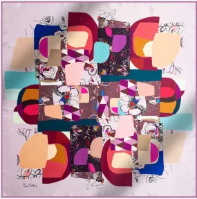 Pierre Cardin Miro Silk Scarf No. 91