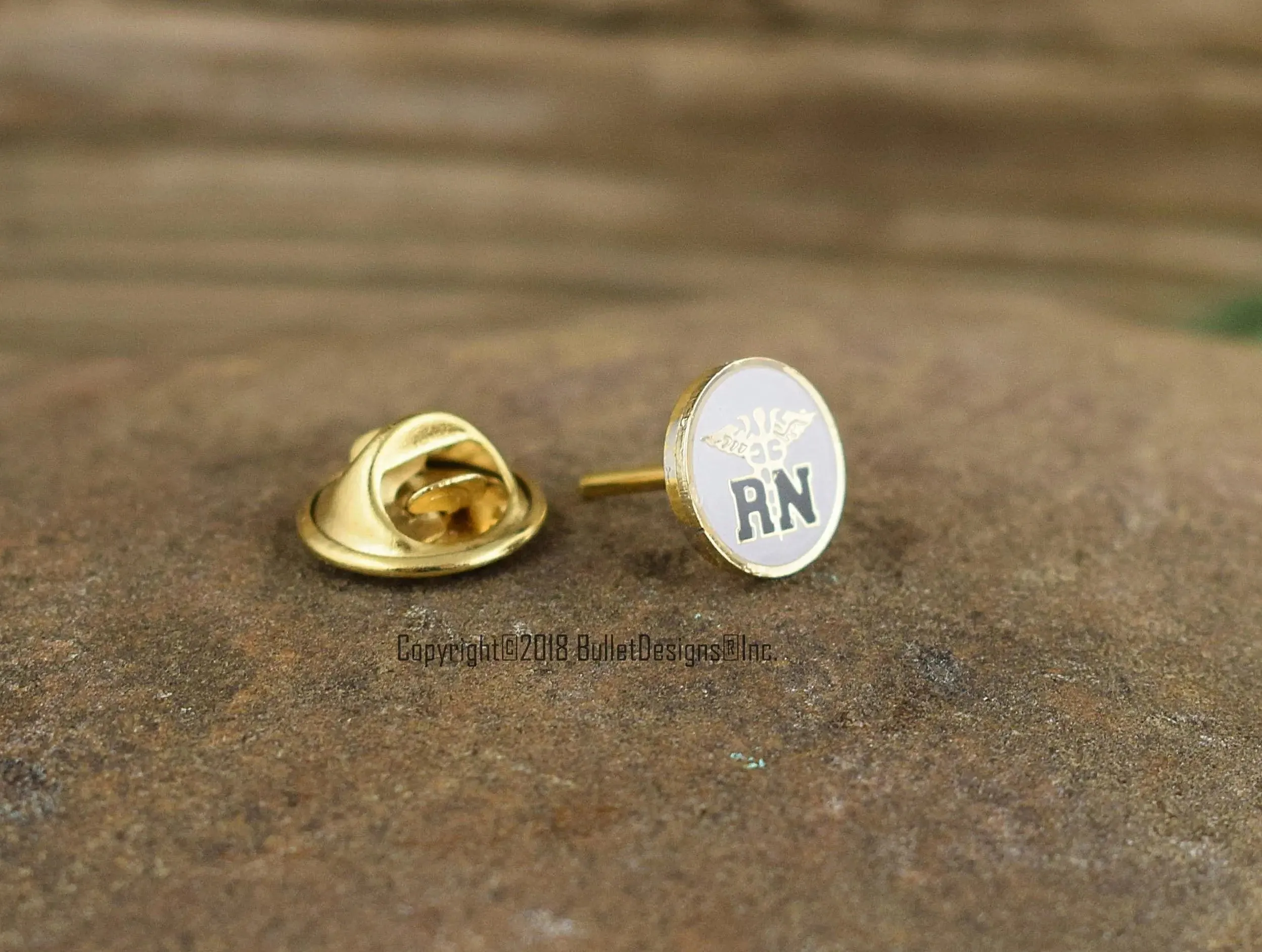 Registered Nurse Tie Tac Hat Pin, RN, Nurse, Tie Tack