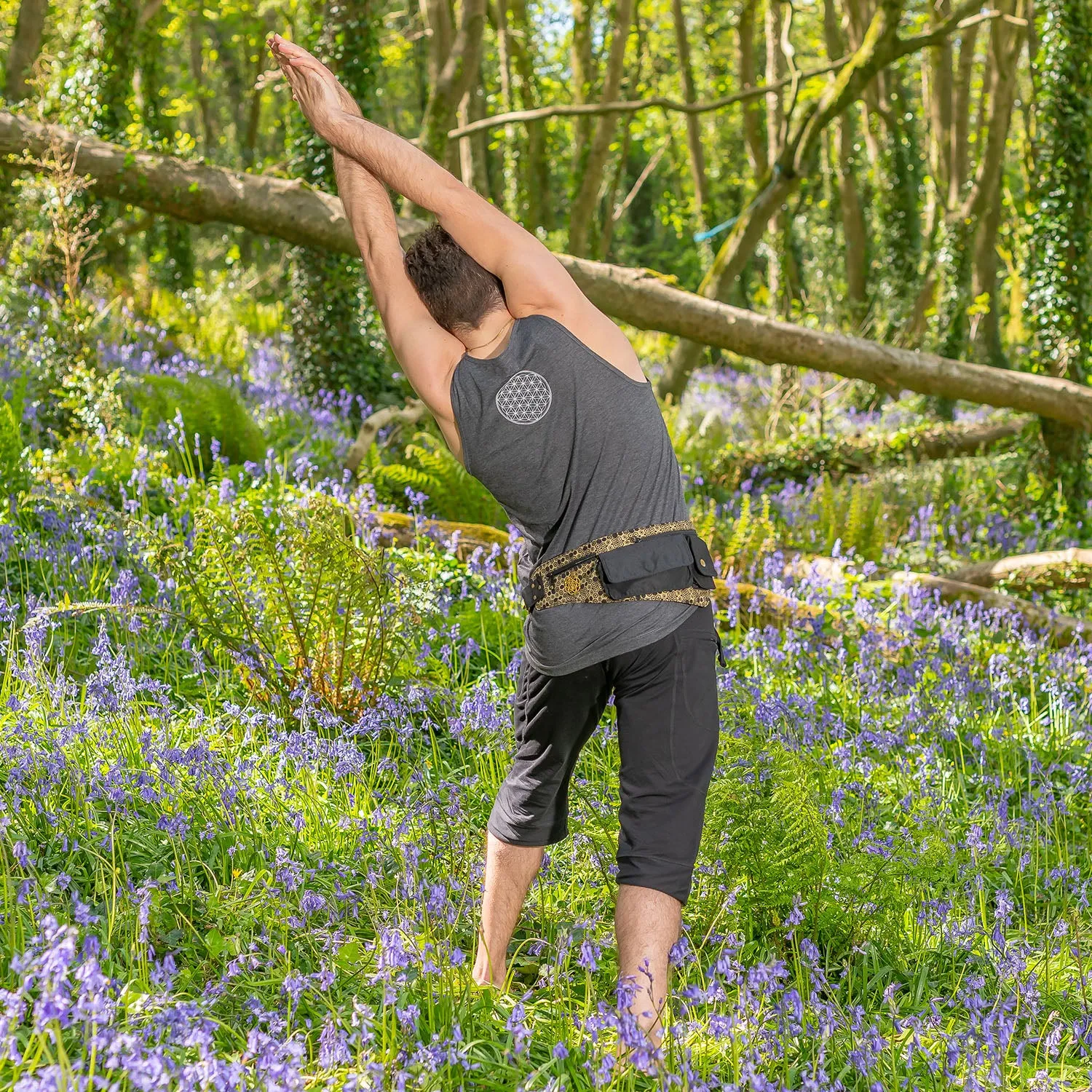 Shiva Singlet - Flower of Life Print
