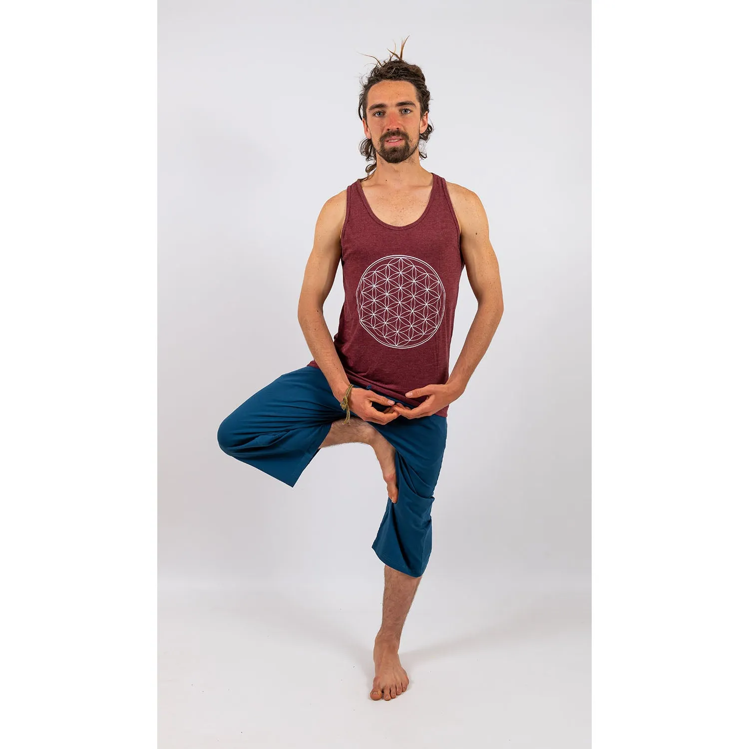 Shiva Singlet - Flower of Life Print