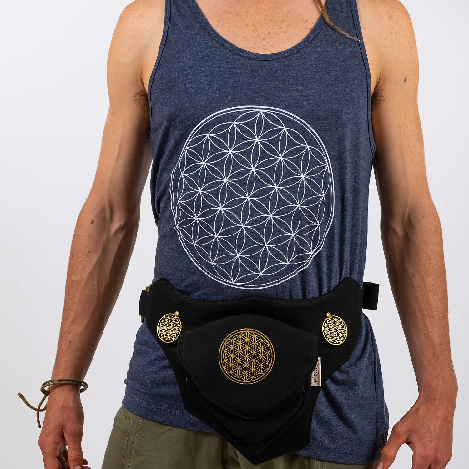 Shiva Singlet - Flower of Life Print