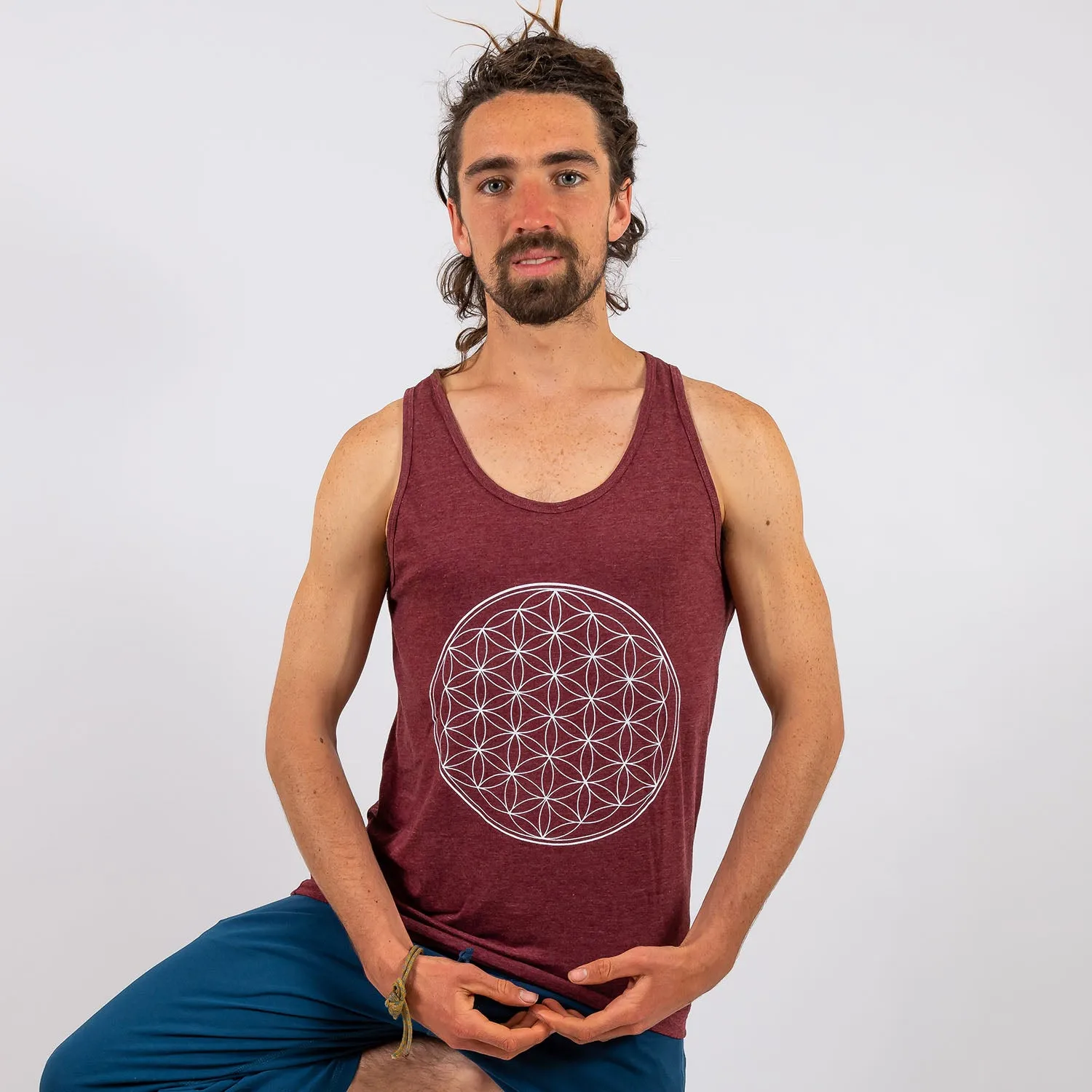 Shiva Singlet - Flower of Life Print
