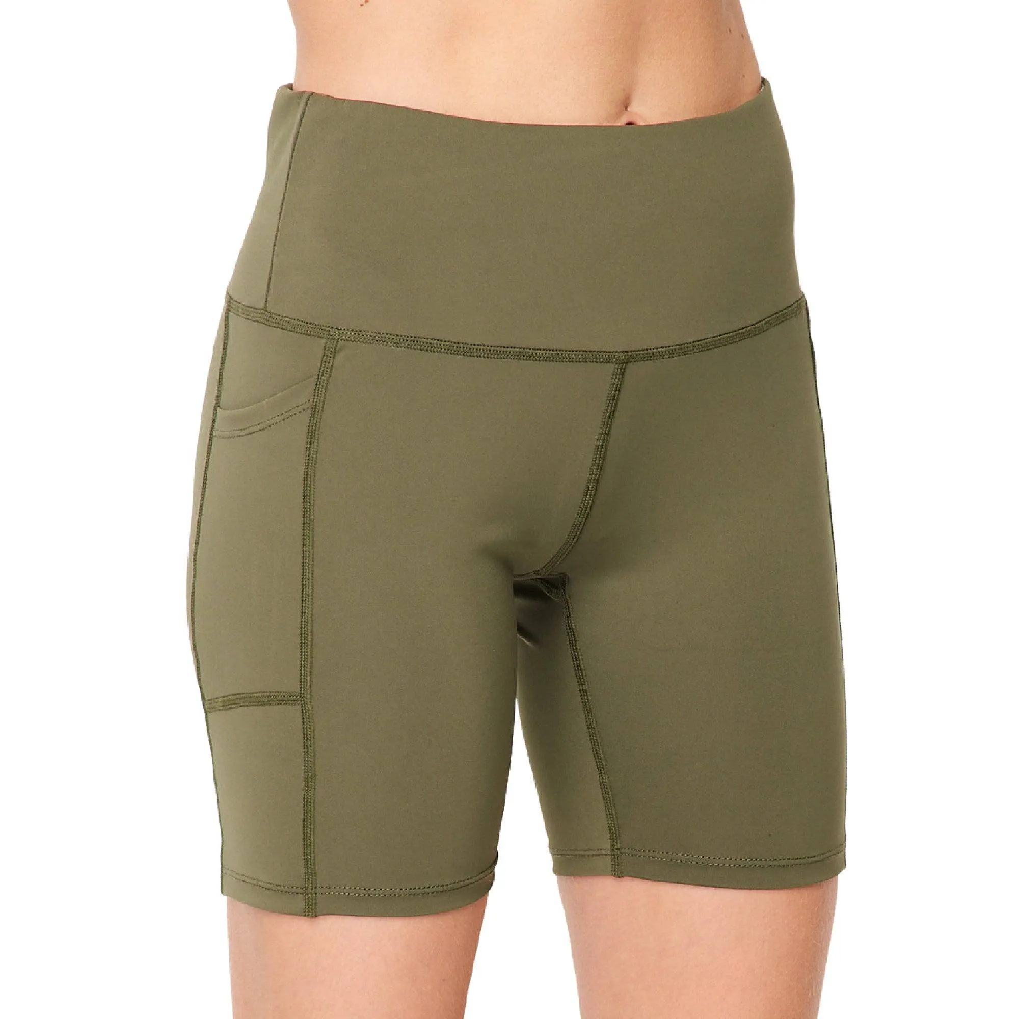 Squat Proof High-Waist Biker Leggings | Cell Phone Pocket (New Fashion)