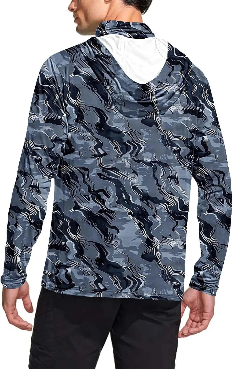 Sun Protection Shirts For Men 2025 UV UPF 50  Long Sleeve Rash Guard Running Lightweight Performance With Face Mask