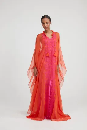 Sweetim Kaftan in Sweet Orange